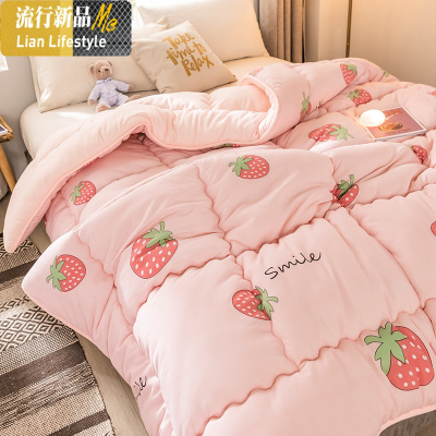 10斤被子冬被芯加厚棉被保暖双人冬季冬天春秋宿舍单人学生被褥 三维工匠