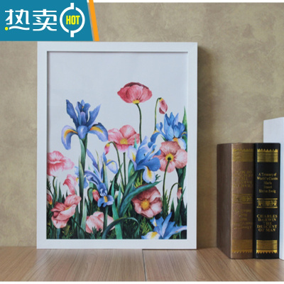 敬平拼图框1000片定做5075寸相框架5002000片简约画框裱框实木框定制 经典实木白色 1000片拼图框(可放68