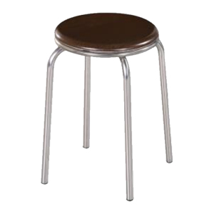 臻远不锈钢圆凳凳面直径30cm高46cm