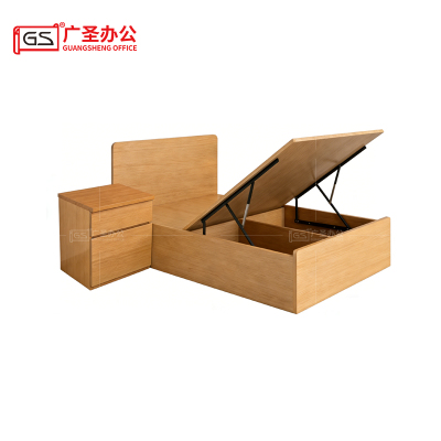 GS 宿舍单人床气压床储物床含床头柜 1000*2000*1000mm