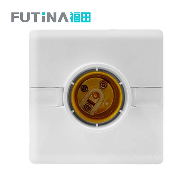 福田 灯头灯座暗装 E27螺口底座直径86mm 个