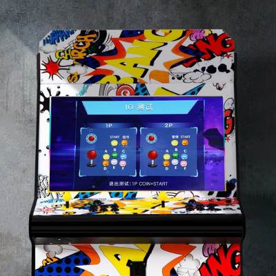 大型游戏机台式格斗机经典拳皇97街霸双人摇杆街机32寸