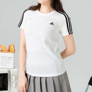 阿迪达斯(adidas)女装新款运动服跑步健身训练舒适透气休闲短袖T恤GL0783 ZP