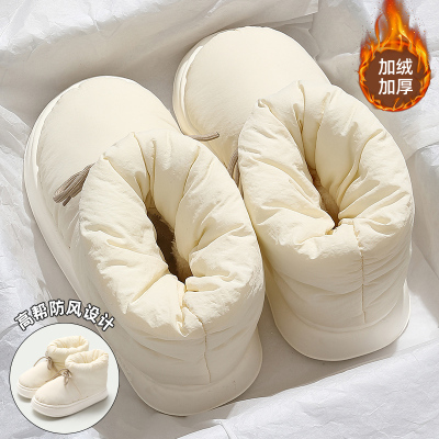 加绒保暖雪地靴女款2025新款冬季高帮鞋子厚底防滑毛棉鞋女士冬天