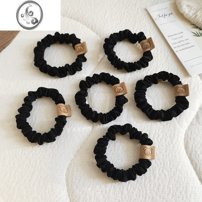 JiMi时尚简约高弹力可爱丸子头小肠发圈头饰皮筋女扎头绑发绳耐用头绳