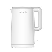 九阳电水壶家用304不锈钢内胆双层壶体防烫优质温控开 1.7L K17FD-W6750[白色]