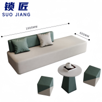 锁匠 办公沙发180*60cm组