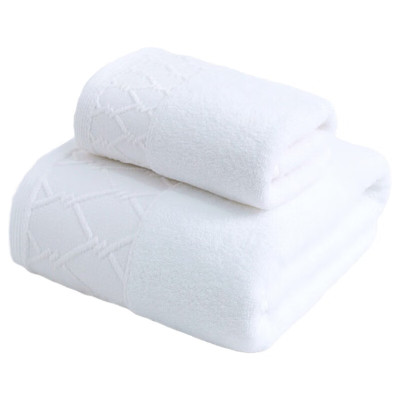 天山柔 70*140cm 400g 全棉32股立体棱格 浴巾 (计价单位:条) 白色