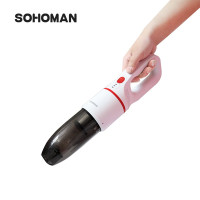 索哈曼X1 家用车载两用全能型手持便携无线吸尘器大吸力大容量大功率轻盈便携 X1 白色