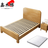 鑫木樽公寓床+床垫+床头柜1500*2000*980mm套