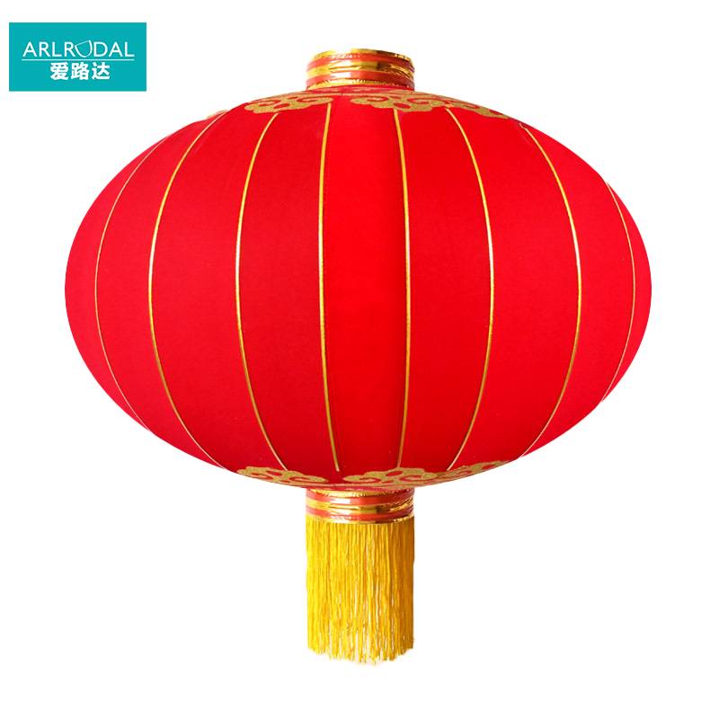 爱路达 铁口植绒灯笼#直径约Z80cm/个