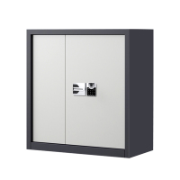 正斌指纹电子保密柜钢制密码文件柜档案柜矮柜保密资料柜办公柜单节灰白国保指纹