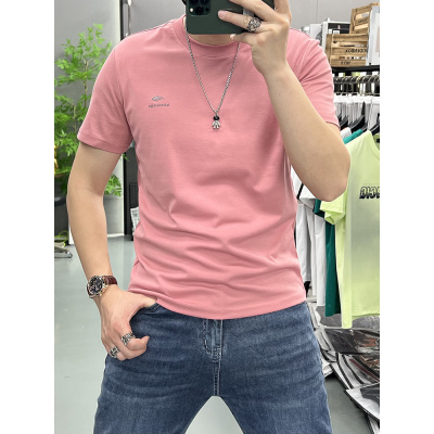 短袖T恤男夏季新款钢印韩版潮流简约半袖上衣t休闲潮牌体恤衫