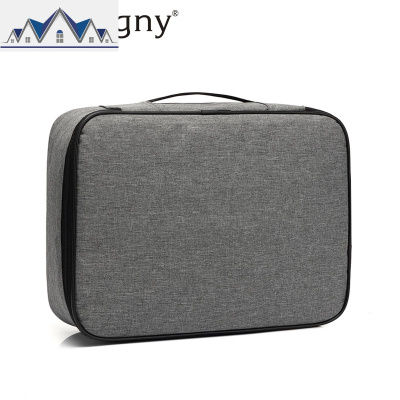 家用多功能整理袋各种重要文件家庭收纳包盒密码箱带锁大容量 三维工匠