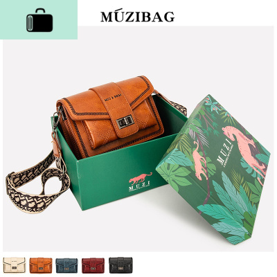 包包女包新款2020流行夏季时尚复古韩版百搭单肩斜挎宽肩带小方包NEW LAKE女斜挎包