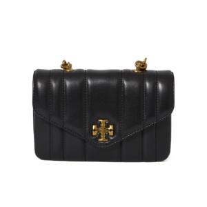 托里.伯奇(TORY BURCH)迷你女士单肩包时尚皮革可拆卸链条肩带双T 黑色