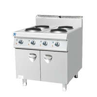 瑞宇商用四头电食煮炉连柜座(圆盘)700*700*850+60mm/380V/10.4KW