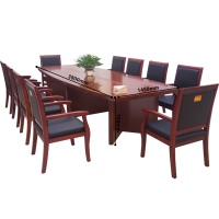 鸿业盛FS-A8038办公家具培训桌洽谈桌会议桌大型开会桌办公桌会议桌会议台会议桌3800L*1450W*760H