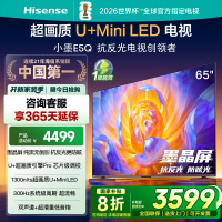 海信电视E5Q 65英寸 超画质U+Mini LED 墨晶屏 300HZ高刷 U+超画质引擎PrO AI智能 国家补贴