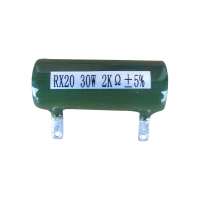 七九四 筛选精密被釉线绕电阻器 RX20 30W 2KΩ±5% 个