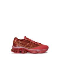 ASICS跑步鞋男透气多功能舒适时尚红色双色网面喷漆装饰独特轮廓