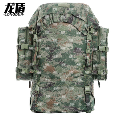 龙盾新式大背包生活背囊户外野营大容量被装携行背包85L丛林荒漠水墨纹