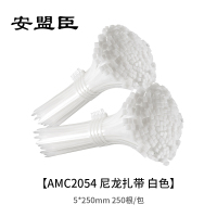 安盟臣AMC2054尼龙扎带5*250mm 白色 250根/包