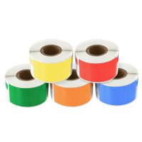 Makeid ZLM-QS-05F(彩)-150 打印标签纸 32*64+35mm 150片/卷 1 卷 彩