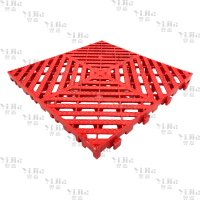 翌嘉 YJ3121311地格栅塑料拼接地板垫网格垫板 红色