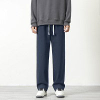 七色可选男裤秋冬休闲显瘦高街宽松垂感抽绳青年流行潮牌纯棉裤子