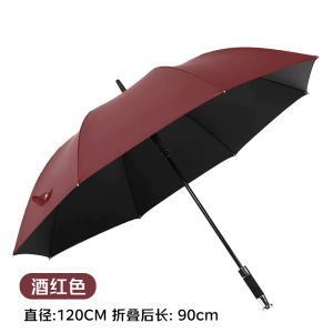 苏宁宜品劳斯莱斯同款八骨长柄直把雨伞直径120CM STB551