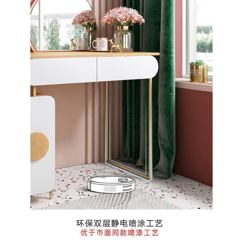 森美人北欧轻奢卧室小型化妆台桌现代简约风梳妆台桌收纳柜一体