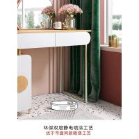 森美人北欧轻奢卧室小型化妆台桌现代简约风梳妆台桌收纳柜一体