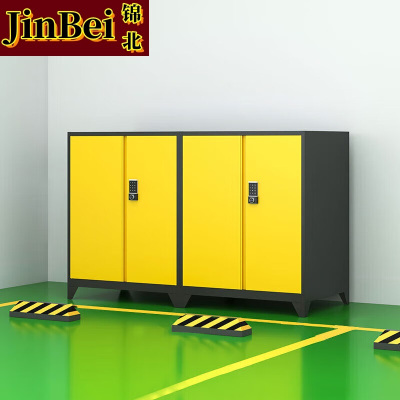 锦北车库收纳柜密码防盗铁皮柜车位杂物储物柜大空间防潮柜 矮柜A2款
