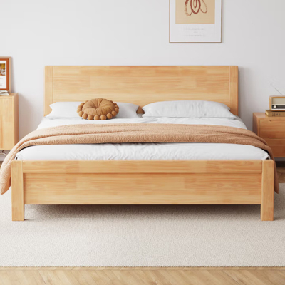合祥源 QX-C43 实木床 配8公分床垫 1*2米 单位:套