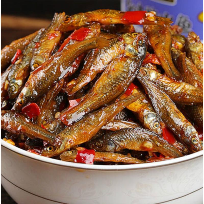 湖南特产香辣柴火鱼干下饭菜毛毛小鱼仔无豆豉鱼即食零食