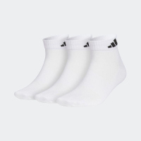 ADIDAS阿迪达斯袜子运动休闲舒适透气男女短袜三双装JC9269 C