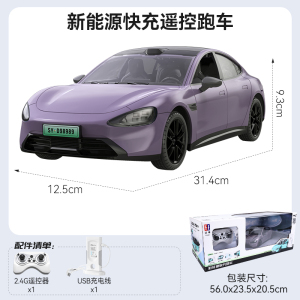 双鹰新能源智能遥控车玩具车带快充儿童生日玩具车男孩女孩1663