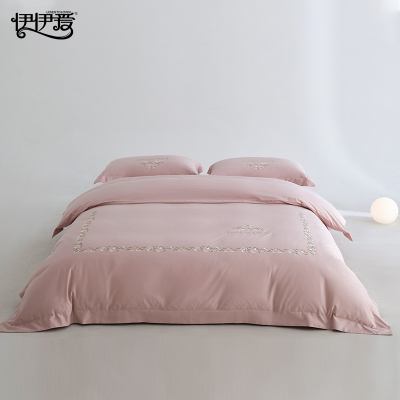 伊伊爱长绒棉苏珊系列花边四件套