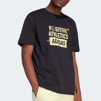 ADIDAS阿迪达斯短袖T恤运动休闲针织透气圆领男装JJ3991 D