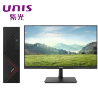 紫光信创台式机电脑 海光C86-3G 3350/16GB/1TB SSD/2G独 27寸显示器*2(双显)D3830G3