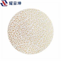 耀豪坤 皮革隔热杯垫浴室杯垫 7.8cm/个