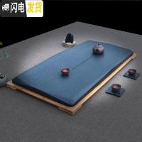 三维工匠东韵整块乌金石茶盘复古石头茶台石材茶海石黑石排水茶承 30*15*3茶具