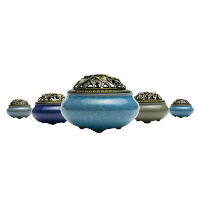 迦印堂檀香炉熏香炉家用室内盘香炉香薰炉沉香炉塔香线香炉