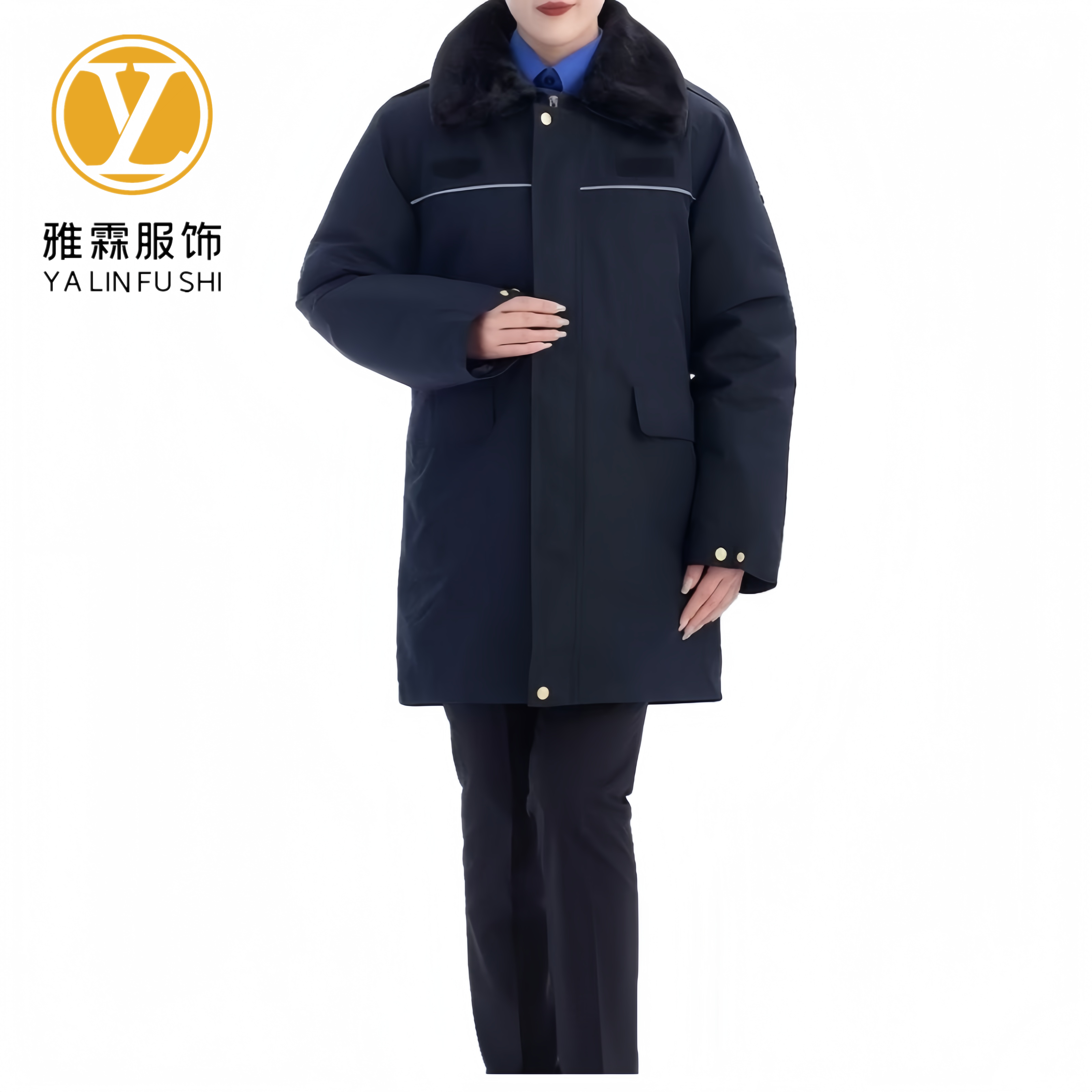雅霖服 城管多功能羽绒服24HY6611 /件