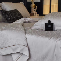 高端轻奢100支天丝棉夏被四件套柔软提花夏凉被空调被凉爽