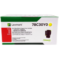 利盟(Lexmark)78C30K0/C0/M0/Y0 碳粉盒