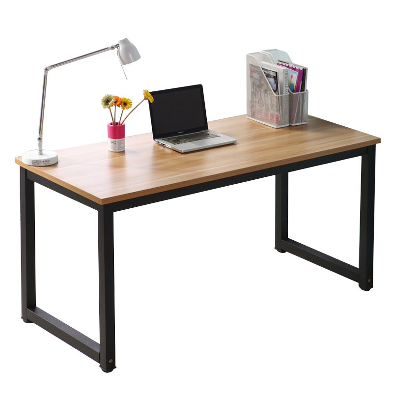 锦北 简易电脑桌台式家用书桌简约现代桌子卧室写字台学习桌办公桌颜色备注可以备注到收货地址后面 加厚加固160长70宽74