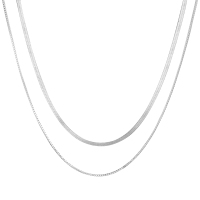 925纯银项链创意ins冷淡风锁骨链双层小众感饰品女配饰网红送女朋友老婆情人节七夕生日礼物