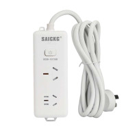SAICKG SCC8-10710D 一位5孔 一位3孔 1.8M 2500W 插排(单位:个)白
